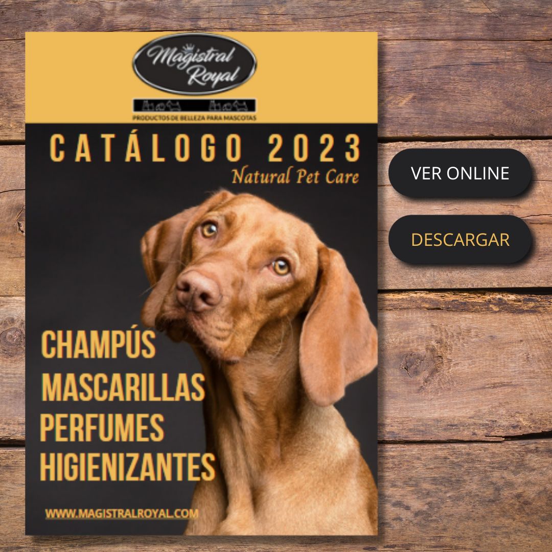 Catálogo de productos profesionales para perros y gatos